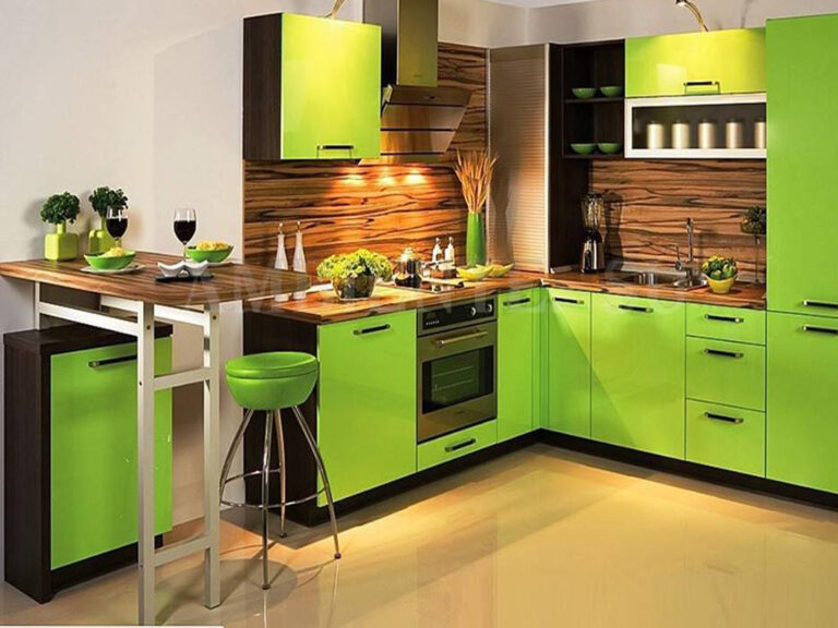 green-colour-kithen-interiour-design-ideas